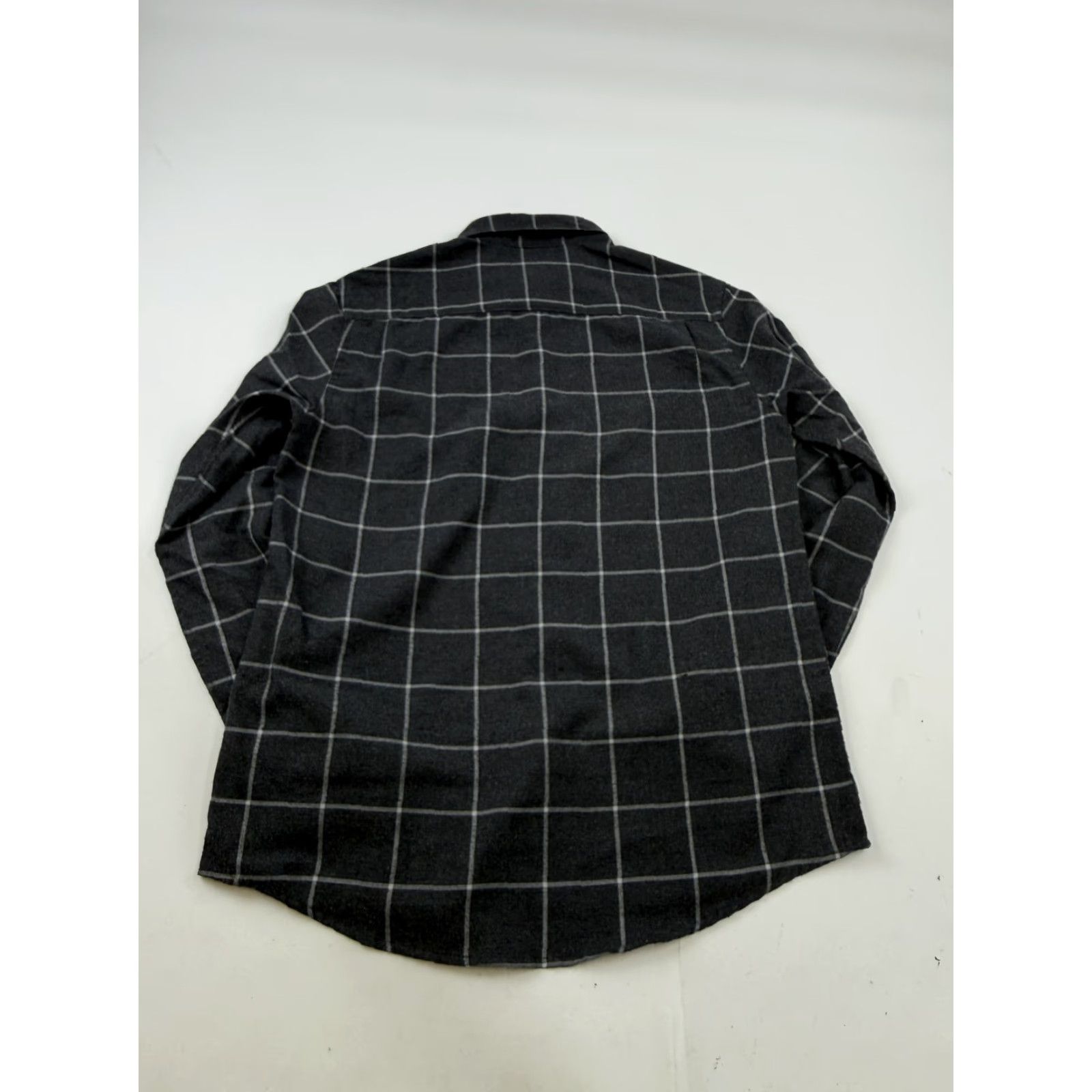 Vintage 7 Diamonds Shirt Mens Small Gray Plaid Flannel Long Sleeve Button Front Casual Size US S / EU 44-46 / 1 - 7 Thumbnail