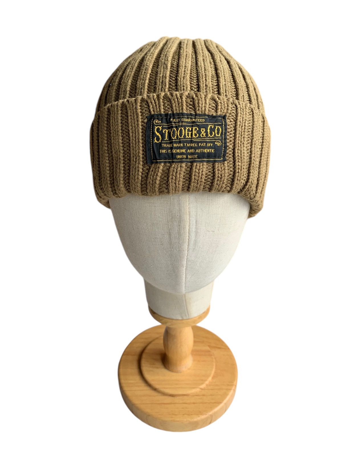 Japanese Brand × Kapital × Vintage Knitted Stooge & Co Japanese Winter Sessions Beanie Hats🎌 Size ONE SIZE - 1 Thumbnail