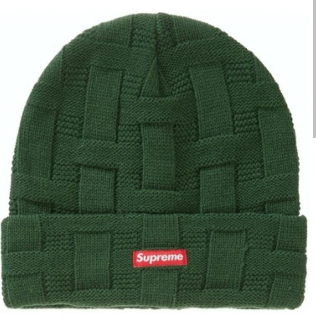 Supreme Supreme Basket Weave Beanie Size ONE SIZE - 1 Thumbnail