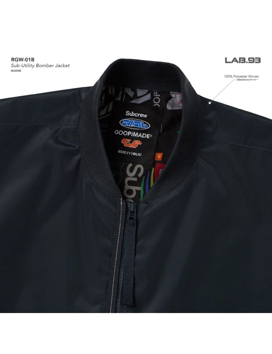 GOOPiMADE GOOPi-MADE x SUBCREW Sub-Utility Bomber Jacket “RGW-01B” Size US L / EU 52-54 / 3 - 4 Thumbnail