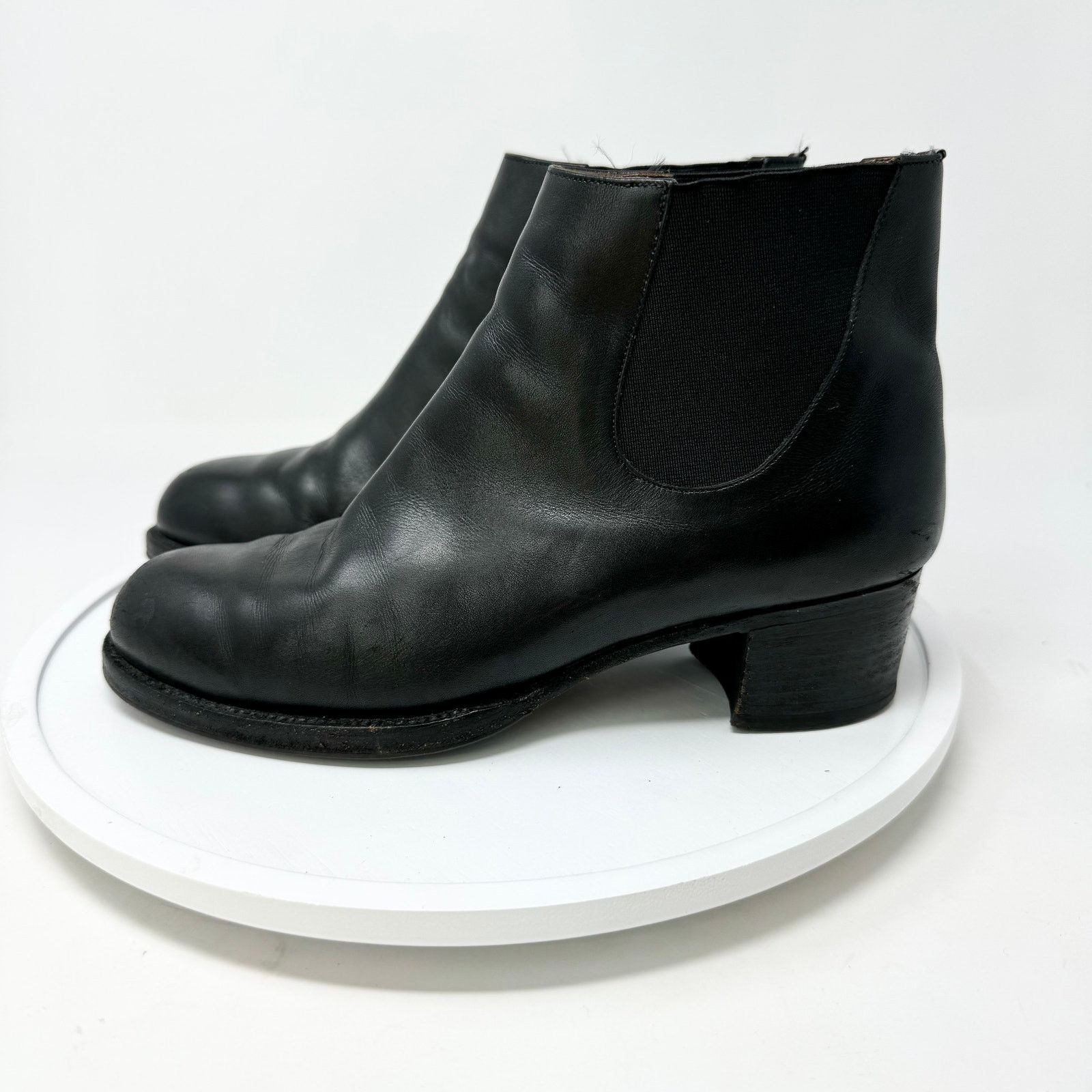 Other Fatte A Mano Leather Upper SlipOn Ankle Booties Sz 39/US 8.5 Size US 8.5 / IT 38.5 - 2 Thumbnail