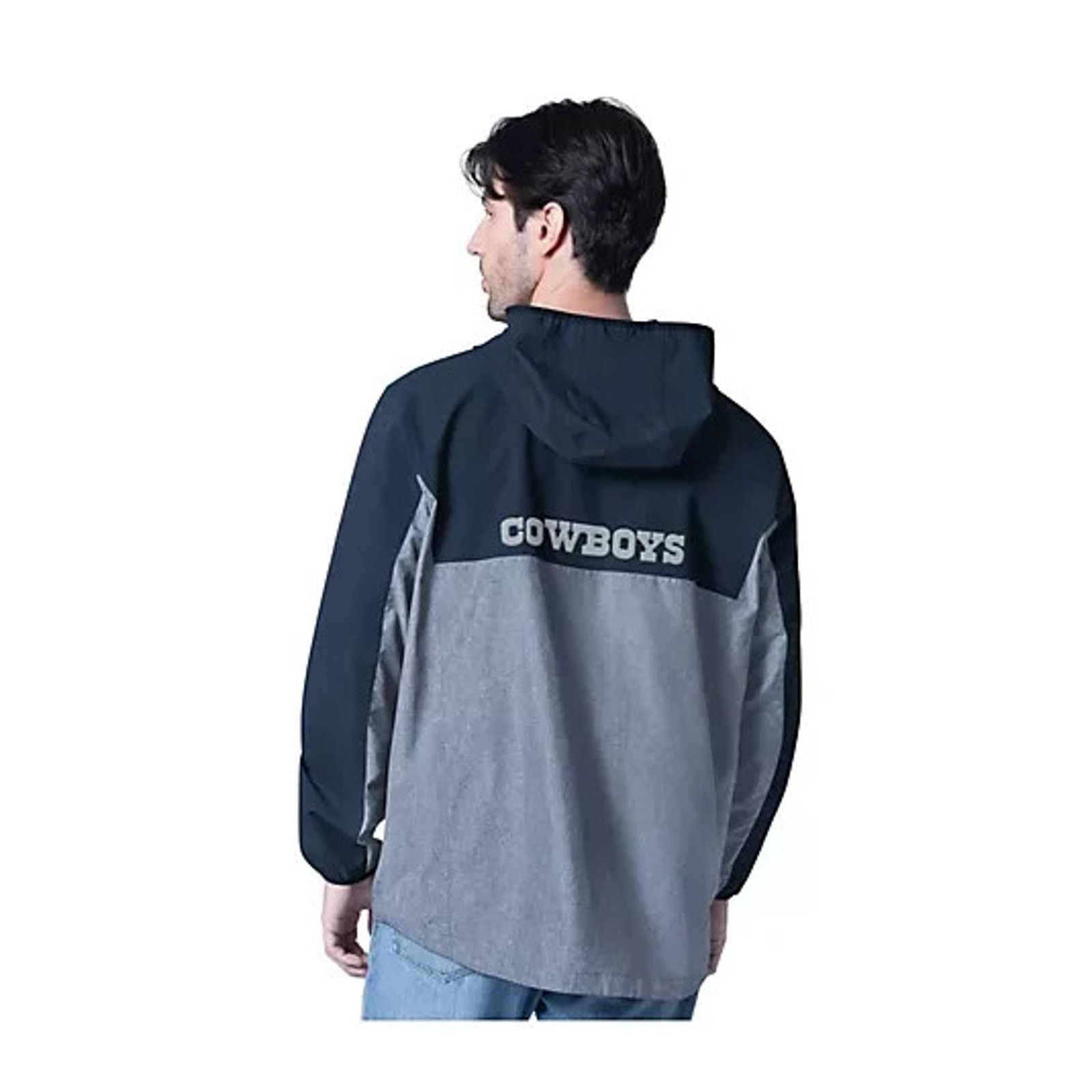 NFL NFL Officially Licen Men's Full Zip Jacket Cowboys M A698512 Size US M / EU 48-50 / 2 - 2 Thumbnail