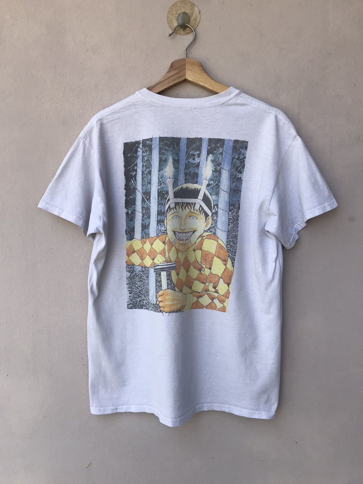 Anime JUNJI ITO ANIME TEE JAPANESE HORROR MANGA ART Size US M / EU 48-50 / 2 - 8 Thumbnail