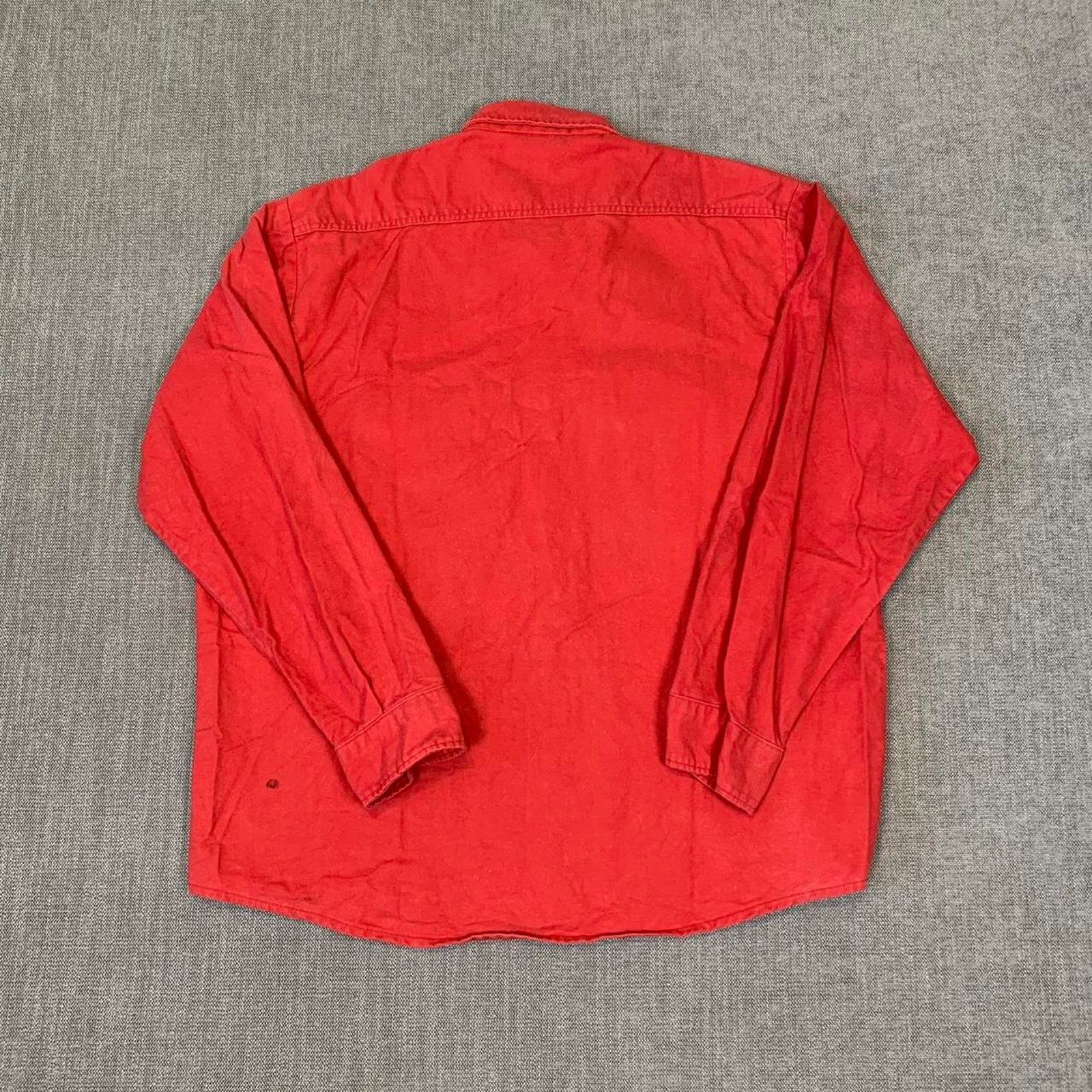 Other Vintage Five Brother button up red flannel shirt Size US XL / EU 56 / 4 - 3 Thumbnail