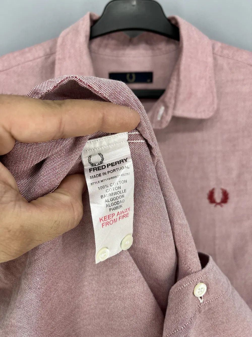 Fred Perry Vintage Men’s Fred Perry Button Up Shirt Streetwear Casual Size US S / EU 44-46 / 1 - 7 Thumbnail