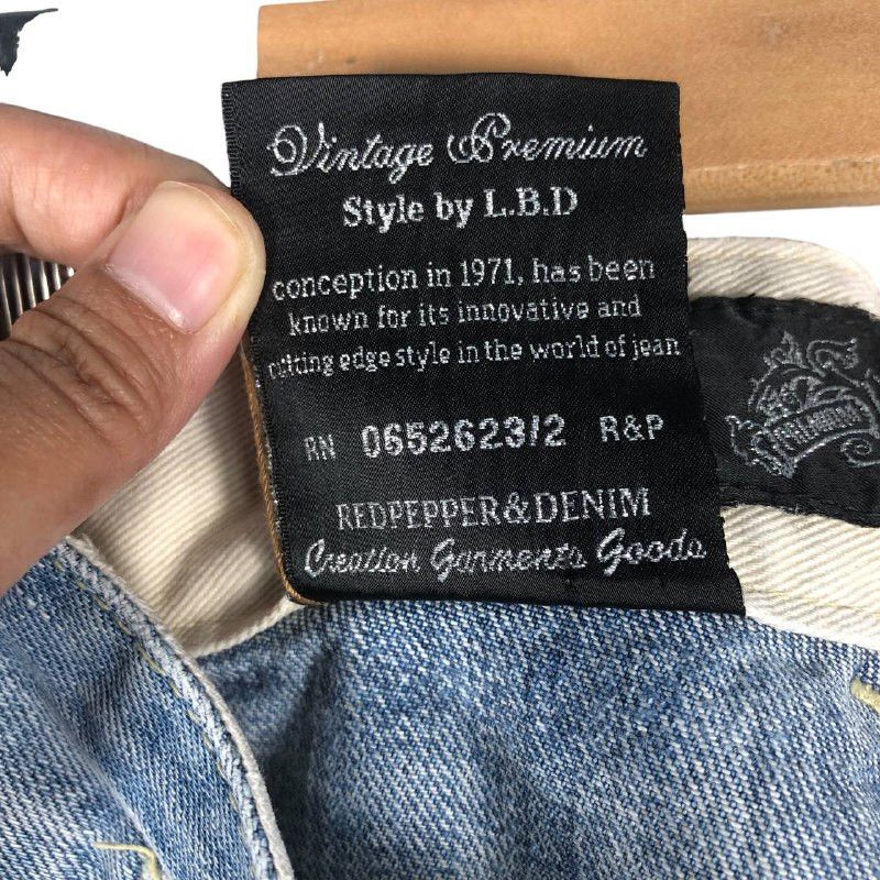 Japanese Brand Vintage Japanese Brand Gold Label Red Pepper Denim Jean Size 25" / US 0 / IT 36 - 11 Thumbnail