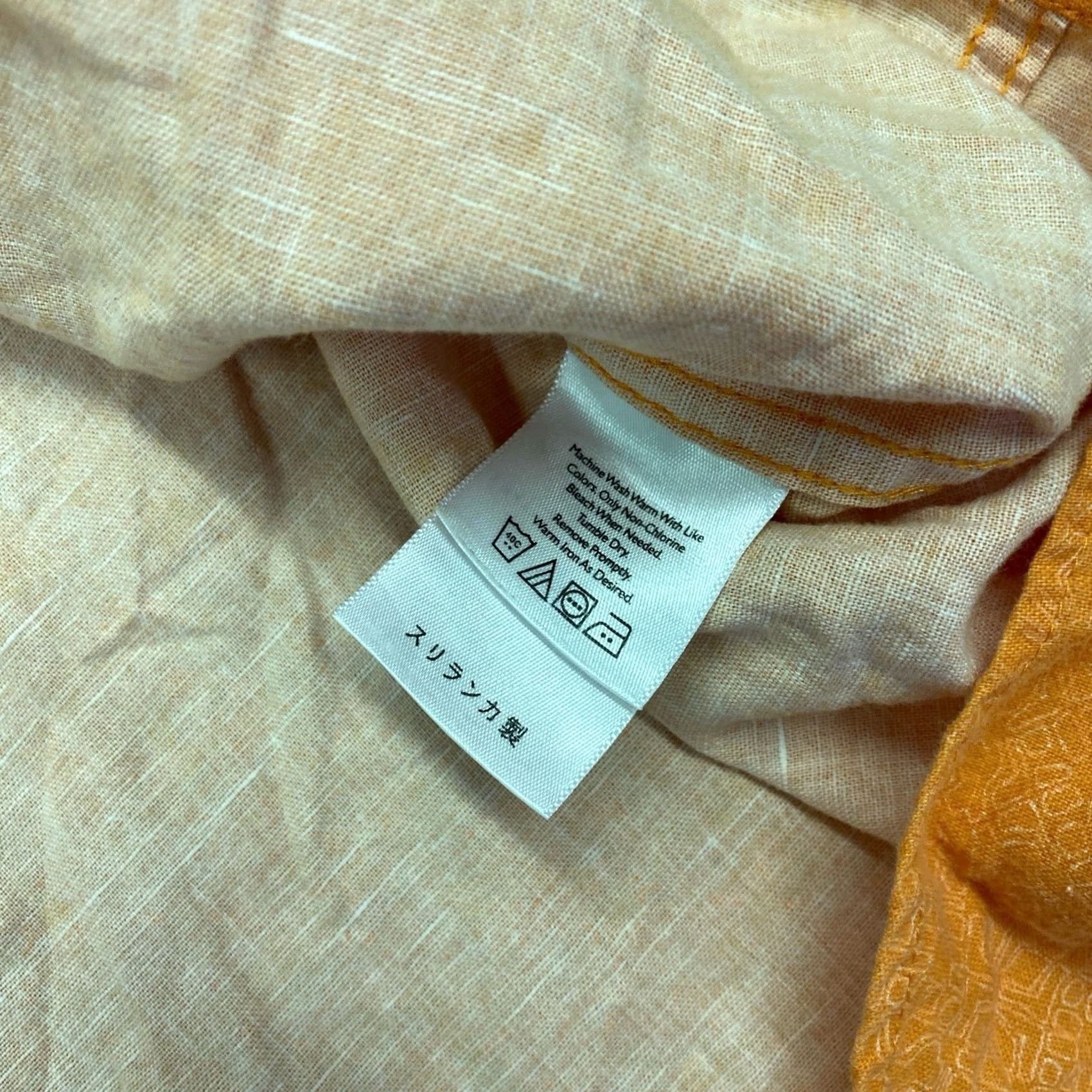 Eddie Bauer VINTAGE Eddie Bauer Shirt Men 2XL Tall Peach Linen Blend Short Sleeve Relaxed Beachy Size US XXL / EU 58 / 5 - 4 Thumbnail