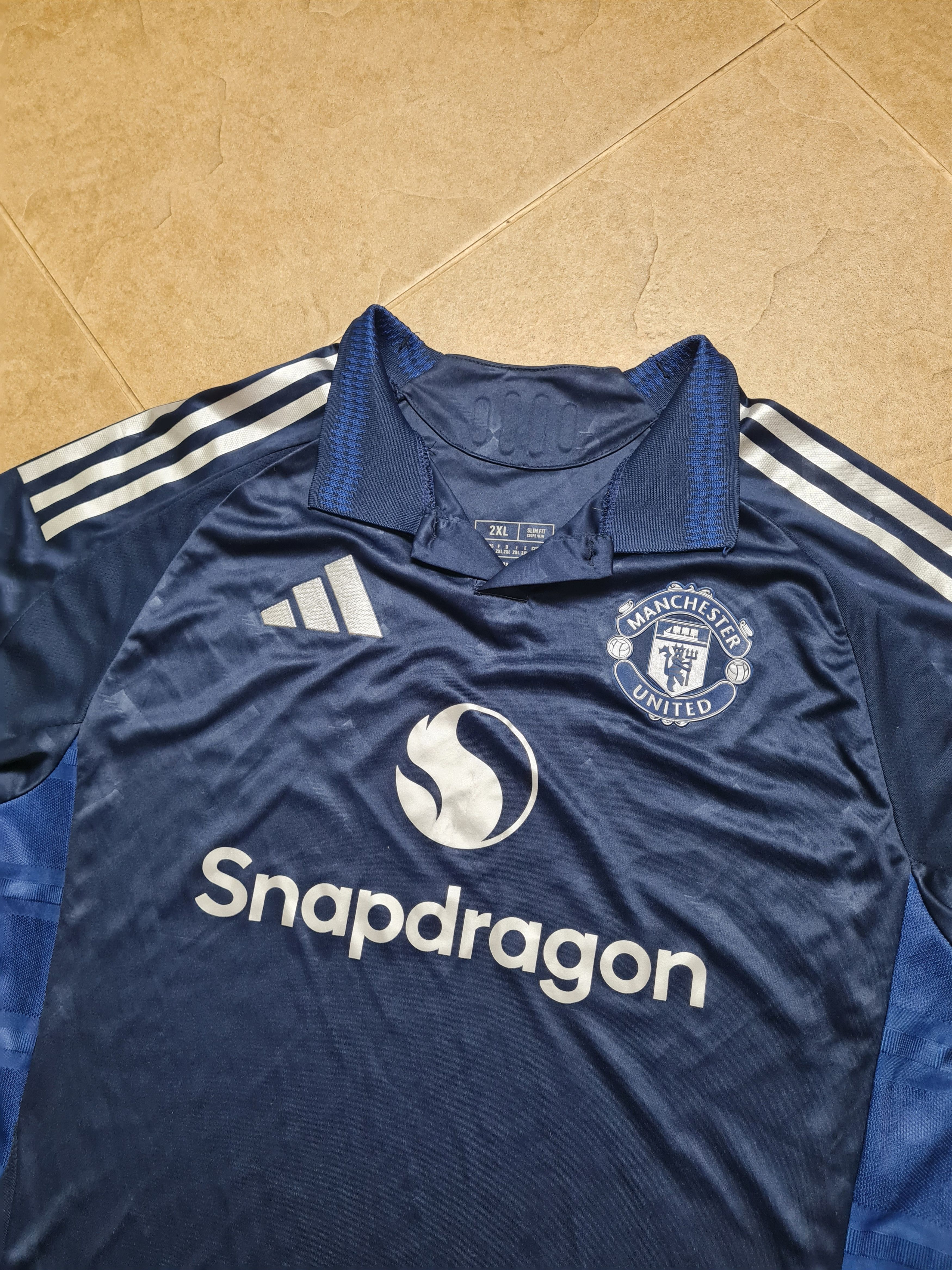 Adidas Jersey Adidas Manchester United Away 24/25 Soccer t-shitrs Size US XXL / EU 58 / 5 - 17 Thumbnail