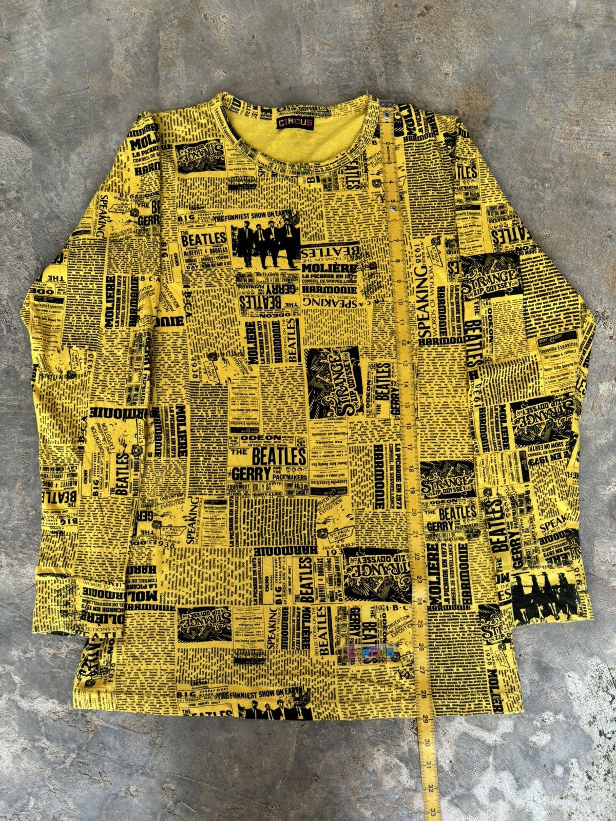Hysteric Glamour Y2k Circus the beatles Full Print Longsleeve Size US L / EU 52-54 / 3 - 13 Thumbnail