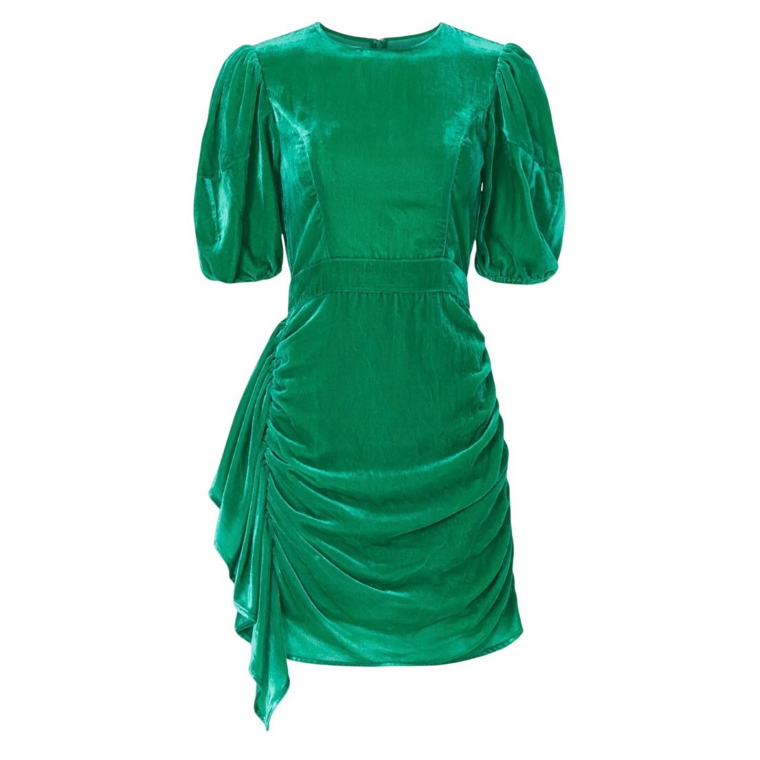 RHODE RHODE Mini Velvet Pia Dress in Green, Size US 0 Size XS / US 0-2 / IT 36-38 - 1 Thumbnail