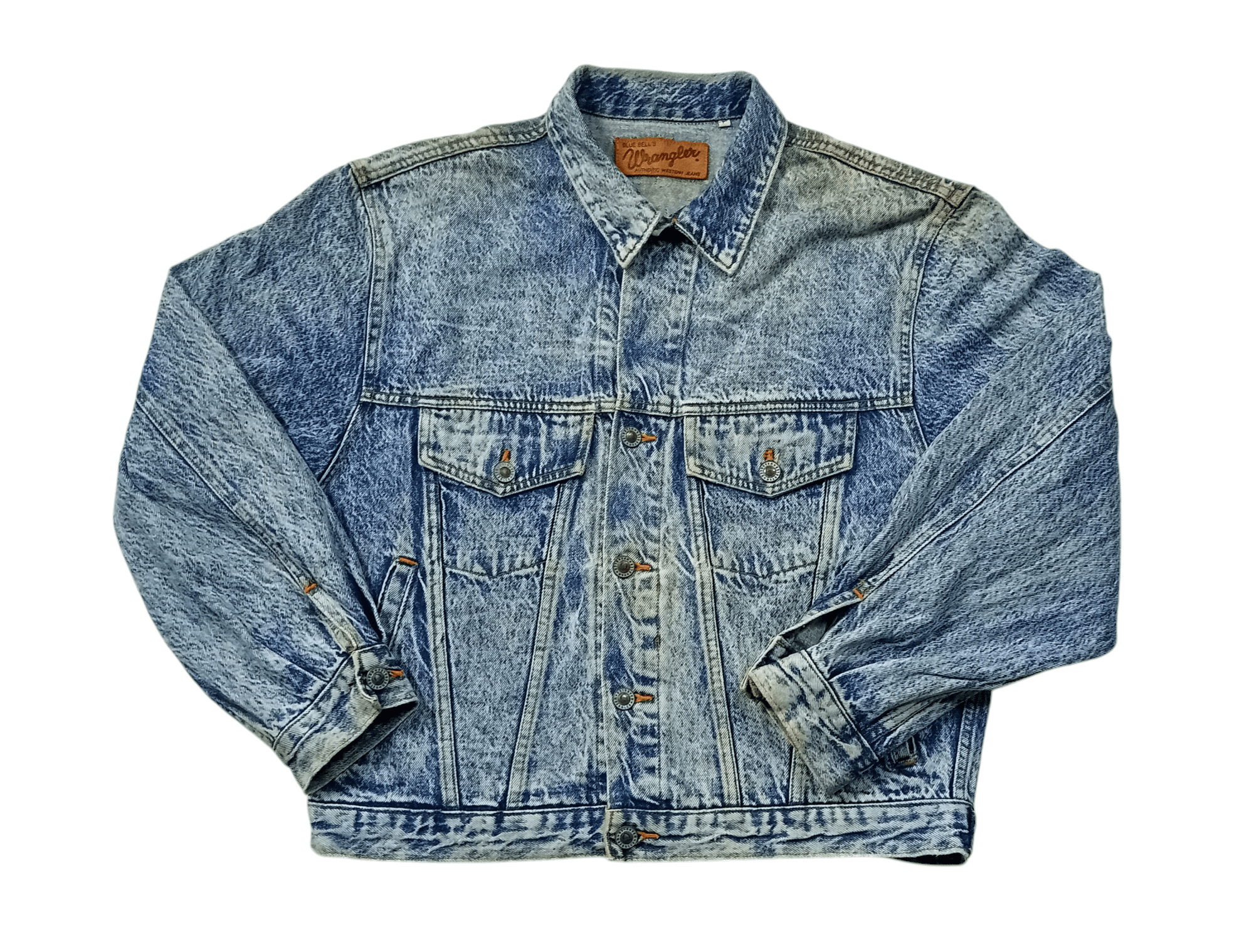 Vintage × Wrangler Vintage 🔥 Wrangler Blue Bells Denim Jacket Size US L / EU 52-54 / 3 - 1 Thumbnail