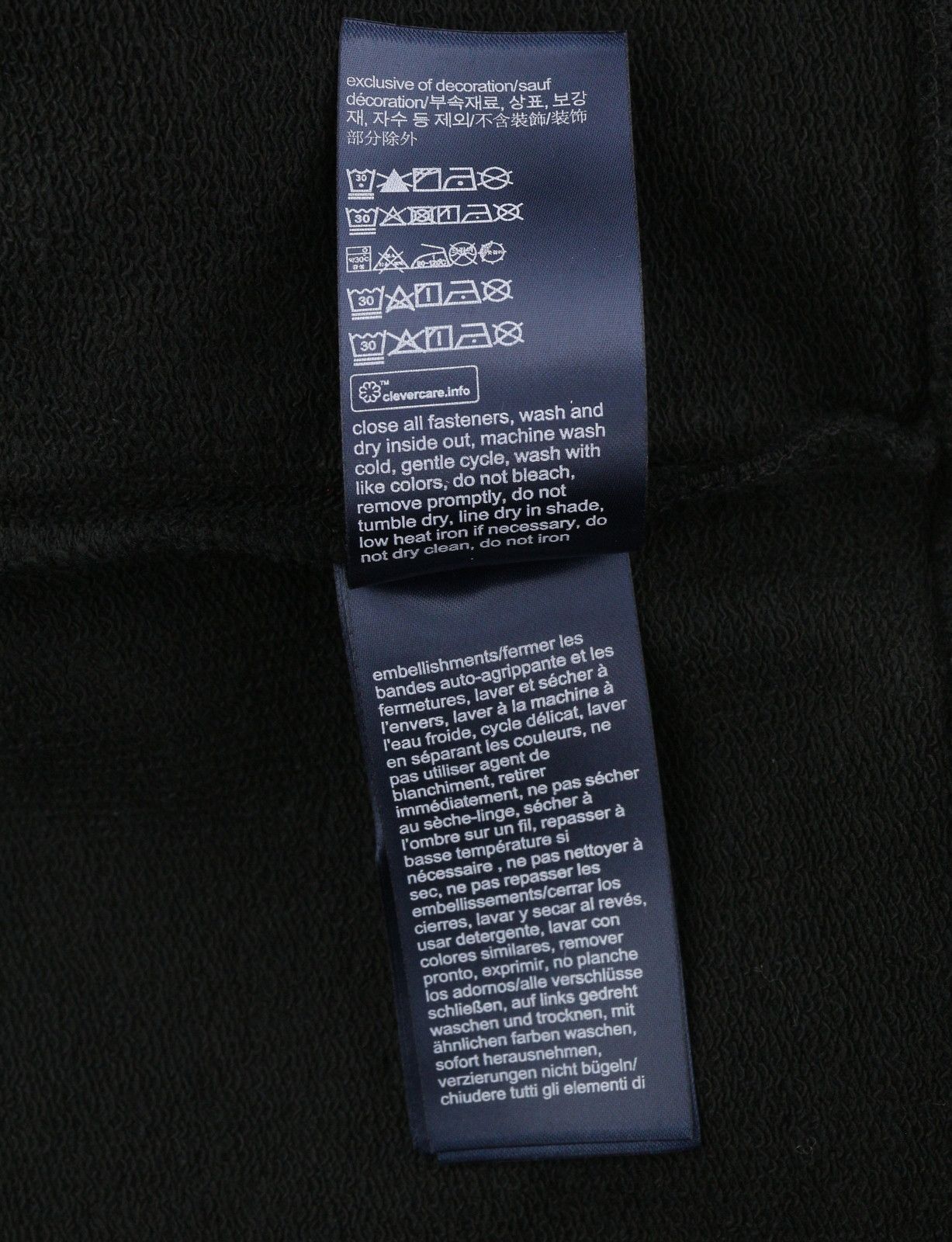 Tommy Hilfiger L Black Full Zip Logo Oversized Hoodie 87416 Size US L / EU 52-54 / 3 - 9 Thumbnail