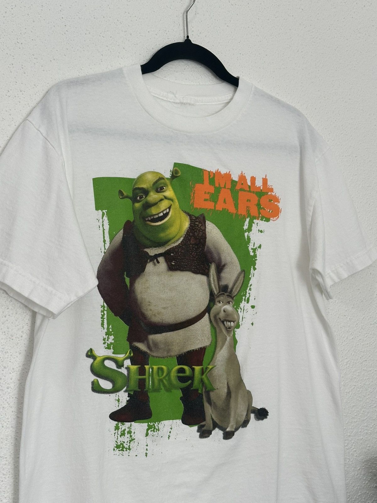 Monies Vintage Shrek 2 I’m All Ears DreamWorks Donkey Movie Promo Size US L / EU 52-54 / 3 - 2 Thumbnail