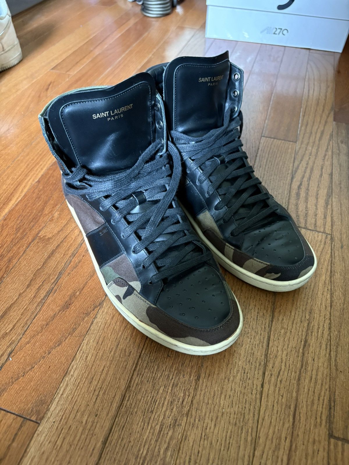 Saint Laurent Paris Saint Laurent Paris SL-10H High Top Sneaker Size US 10.5 / EU 43-44 - 8 Thumbnail