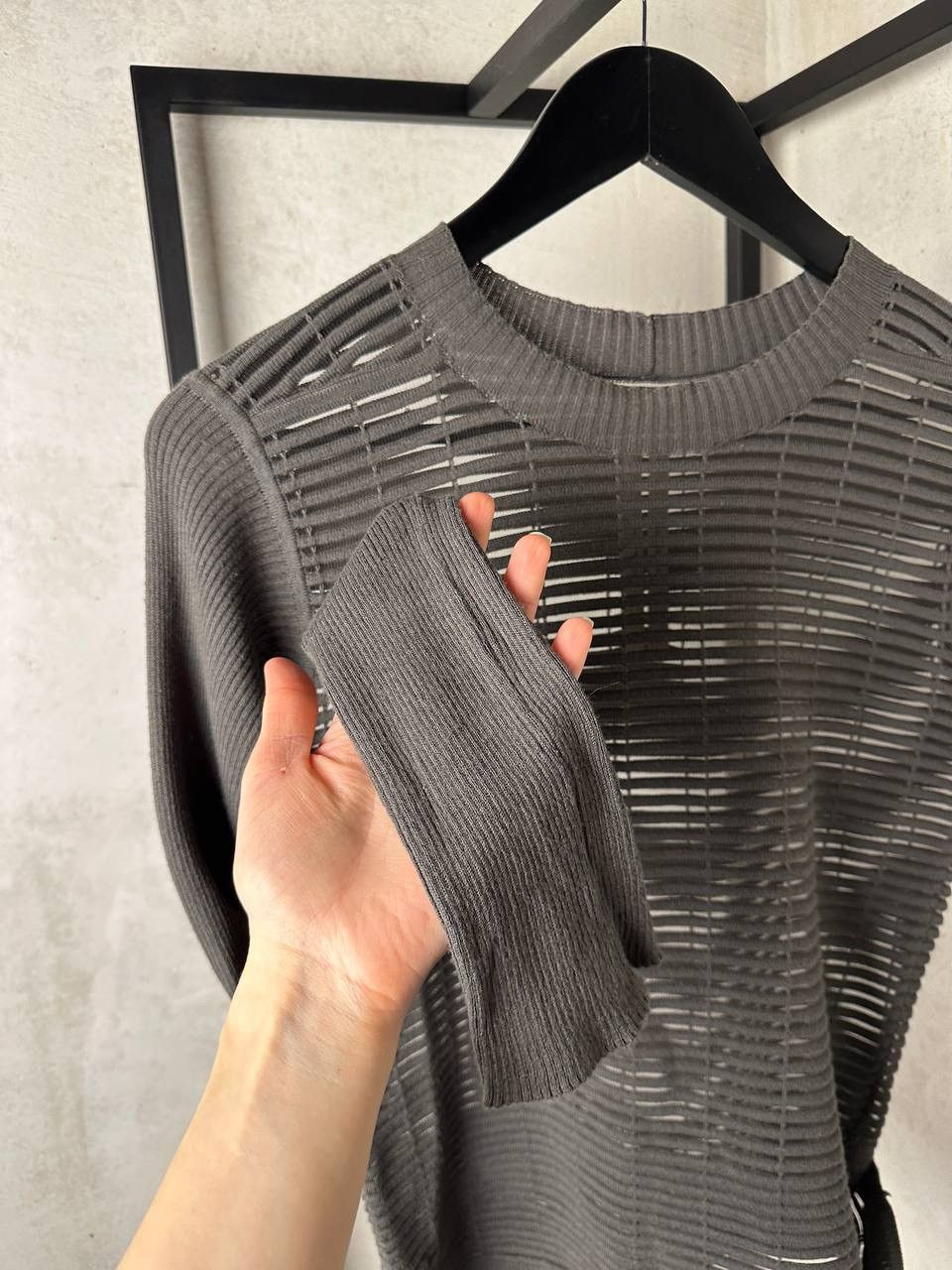 Rick Owens Rick Owens Faun SS15 Stripped Crewneck Longsleeve Size S / US 4 / IT 40 - 8 Thumbnail