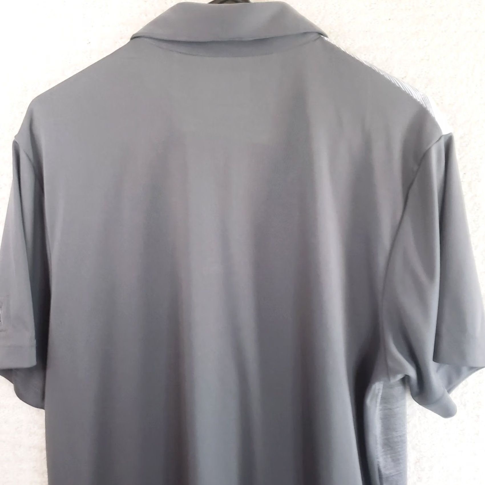 PGA Tour PGA TOUR Pro Series Polo Shirt Gray White Chest Stripes Men's Size M Short Sleeve Size US M / EU 48-50 / 2 - 7 Thumbnail