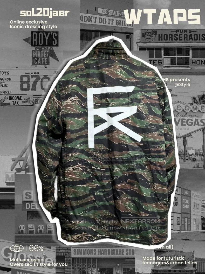 Wtaps Wtaps Tiger print anti-war jacket Size US M / EU 48-50 / 2 - 3 Thumbnail
