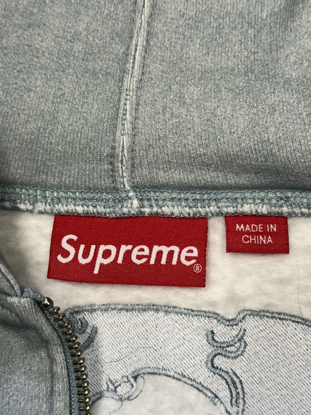 Supreme Supreme Embroidered Graffiti Hoodie Size US M / EU 48-50 / 2 - 3 Thumbnail
