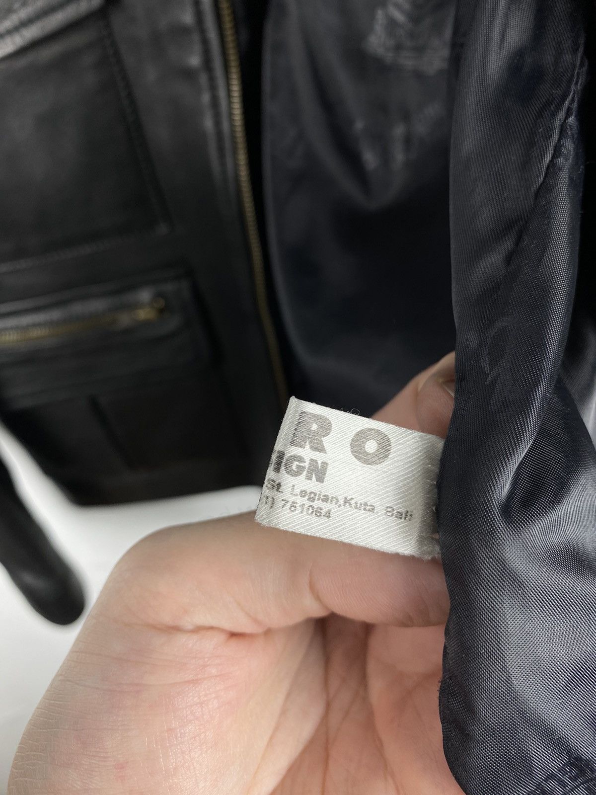 Designer Dormeuil England Soft Genuine Leather Jacket Size US L / EU 52-54 / 3 - 14 Thumbnail