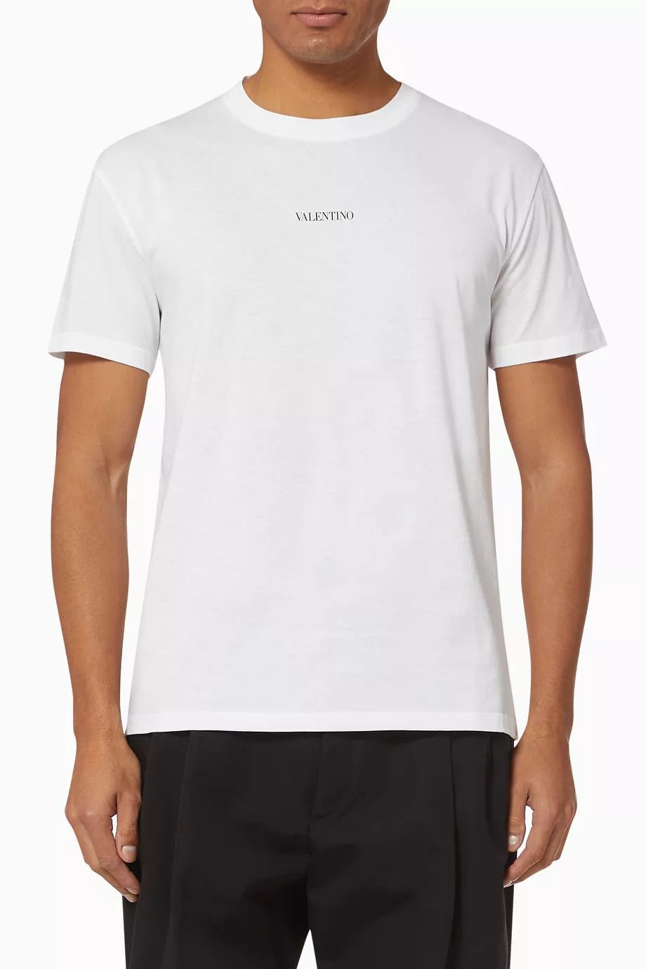 Valentino o1y0525 Logo T-Shirt in White Size US XXL / EU 58 / 5 - 1 Thumbnail