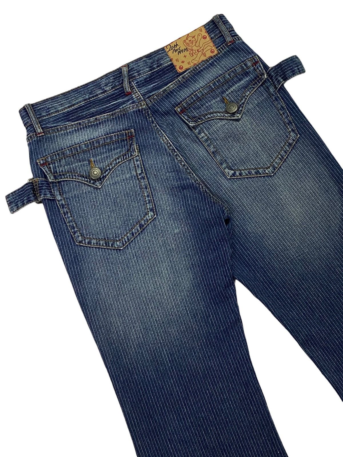 PPFM PPFM 20Th Anniversary Stripes Bondage Pant Flare Jeans Size US 32 / EU 48 - 17 Thumbnail