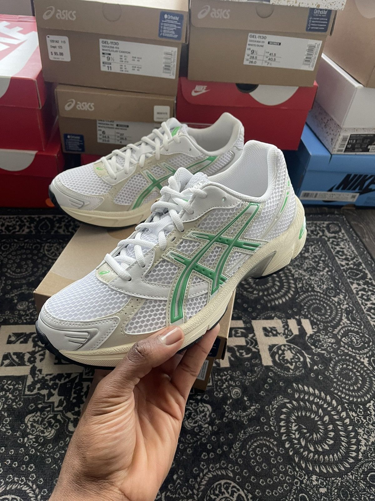 Asics Asics Gel 1130 ‘Green Malachite’ Size US 8 / EU 41 - 1 Thumbnail