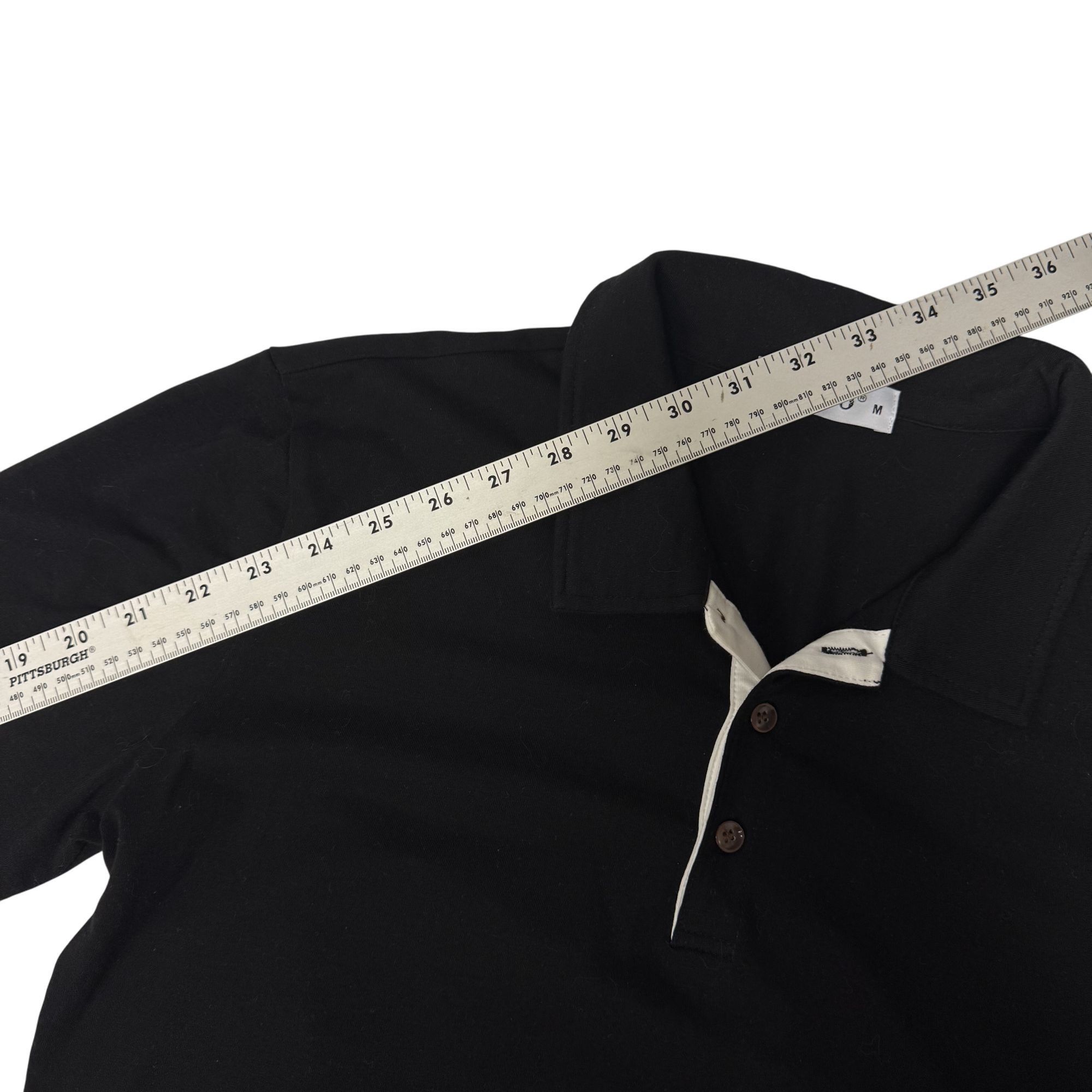 Other Kuyigo Black White POLO Long Sleeve Casual Shirt M Size US M / EU 48-50 / 2 - 4 Thumbnail