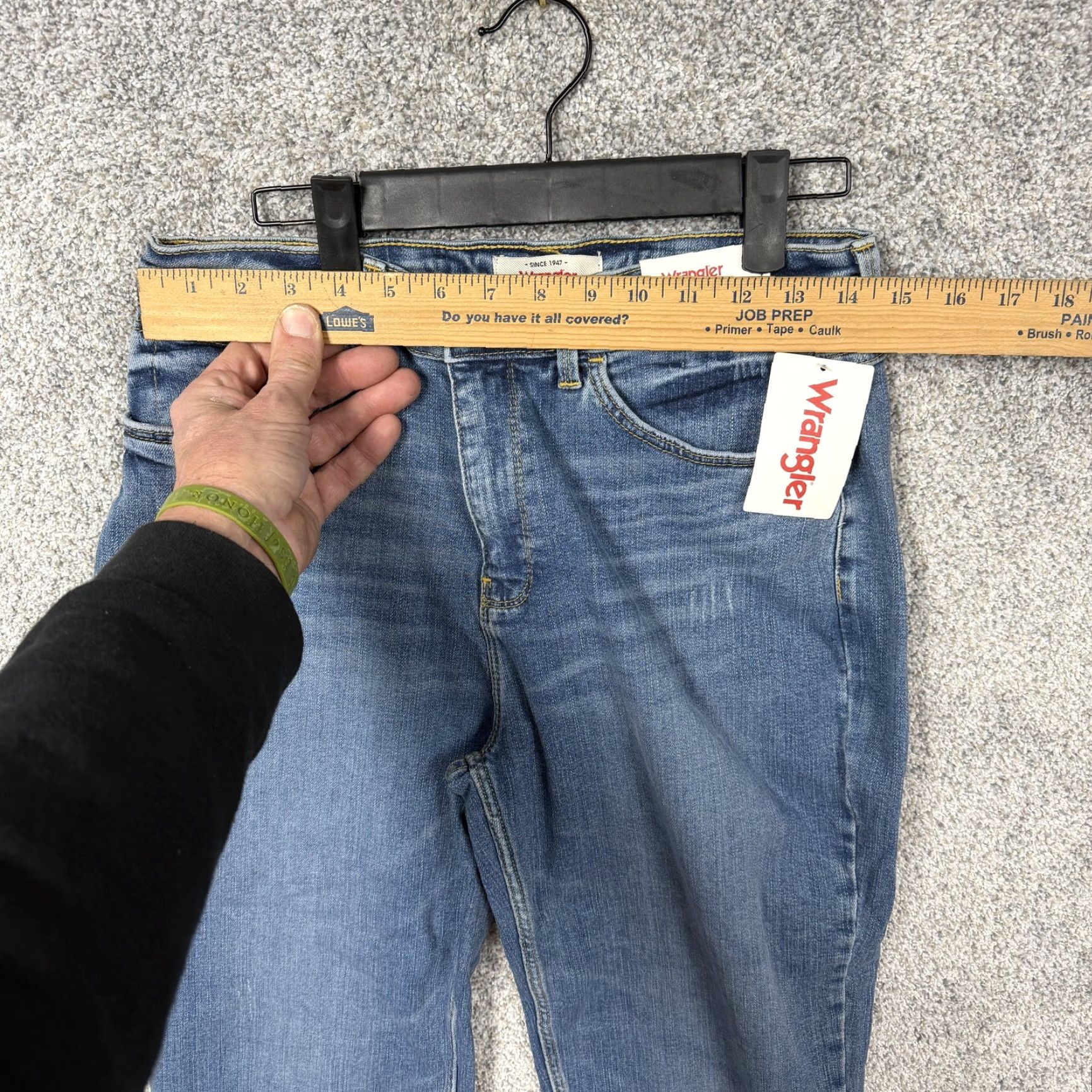 Wrangler Wrangler Jeans Womens High Rise True Straight Crop 29x24 Blue Stretch Denim 8/29 Size 30" / US 8 / IT 44 - 2 Thumbnail