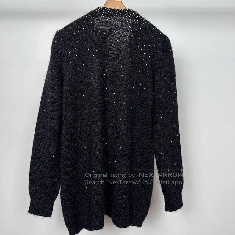 Saint Laurent Paris Saint Laurent Paris Black knit cardigan Size US XS / EU 42 / 0 - 2 Thumbnail