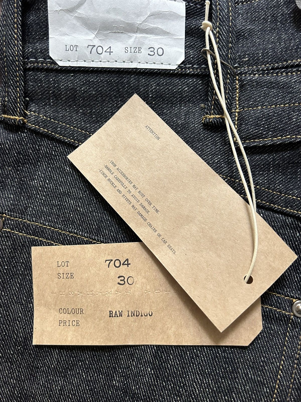 Taiga Takahashi Taiga Takahashi Lot 704 Selvedge Denim Size US 30 / EU 46 - 8 Thumbnail