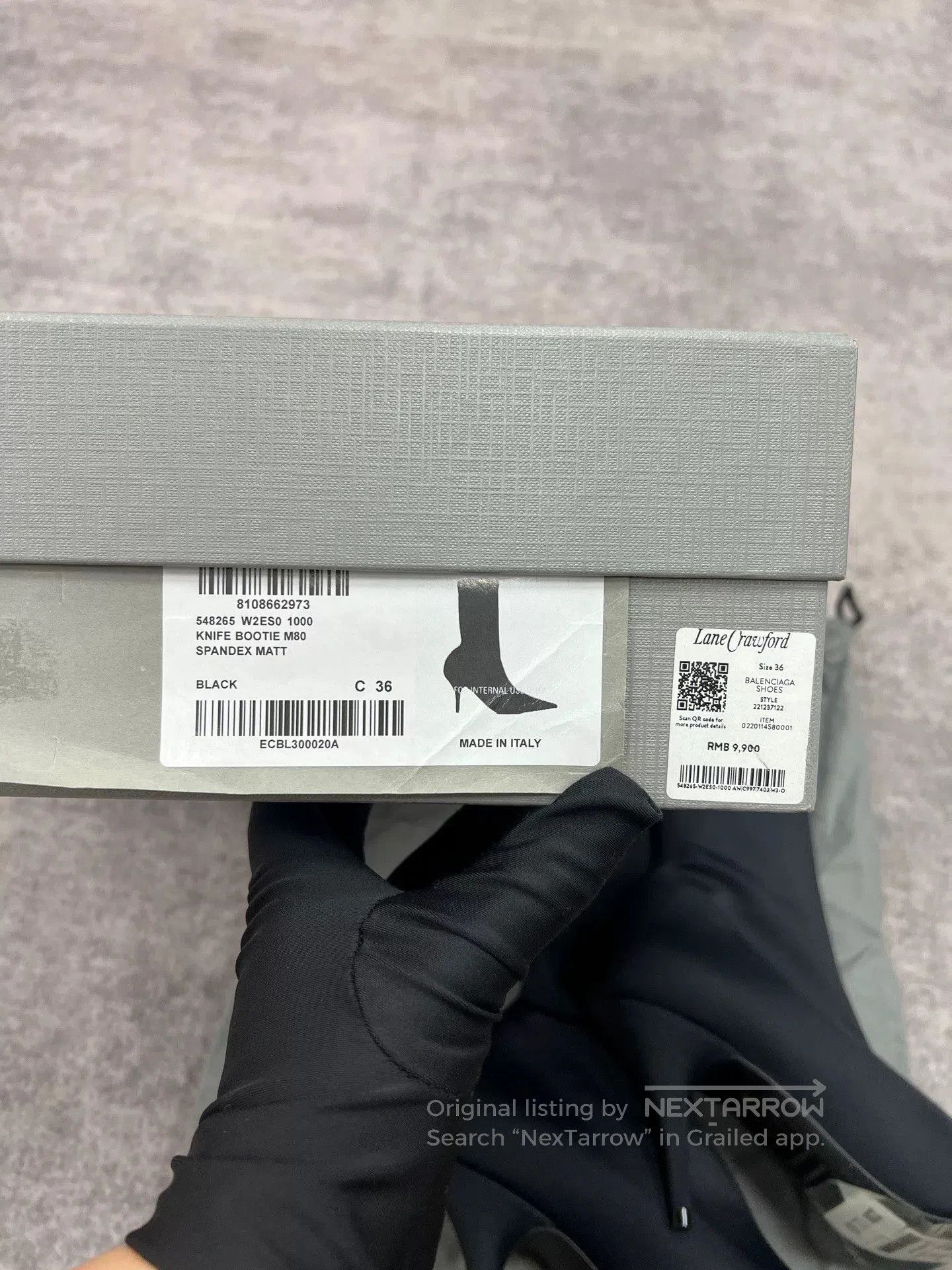 Balenciaga balenciaga black pointed toe ankle boots. Size US 6 / IT 36 - 5 Thumbnail
