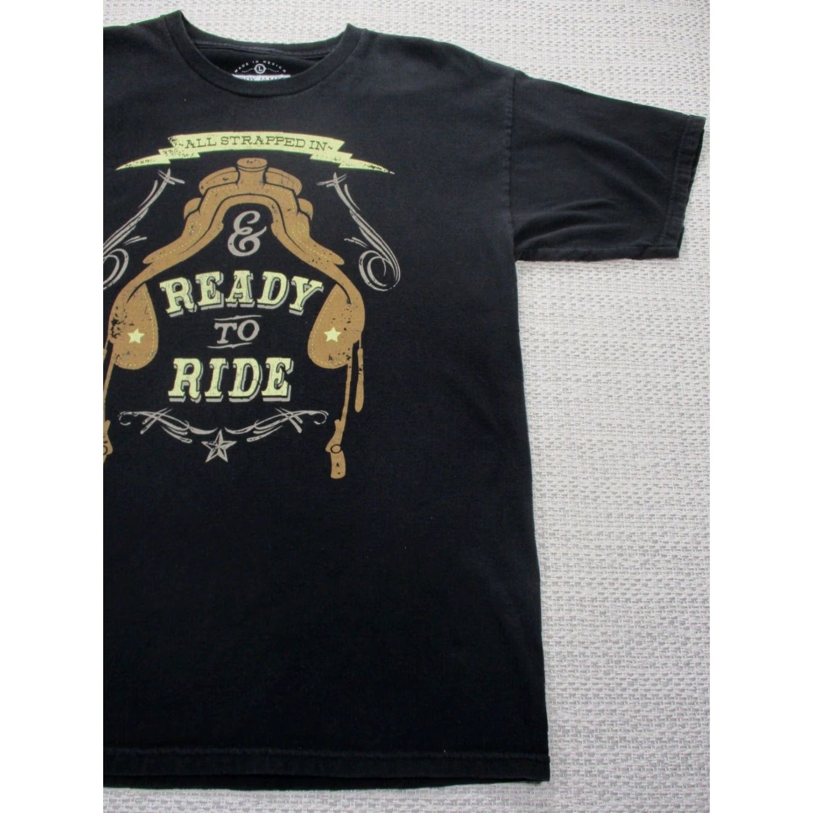 Cody James Cody James Tee Shirt Mens Large All Strapped In & Ready To Ride Graphic Size US L / EU 52-54 / 3 - 2 Thumbnail