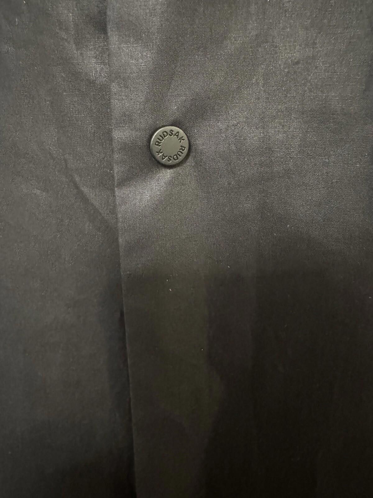 Rudsak RUDSAK Mens Black Trench Coat Waterproof SzL/M Size US L / EU 52-54 / 3 - 6 Thumbnail