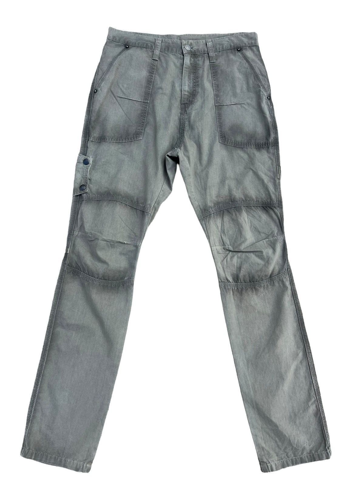 Vintage Vintage PPFM Japan Shadow Line Ripstop Slim Fatigue Trouser Size US 30 / EU 46 - 1 Thumbnail