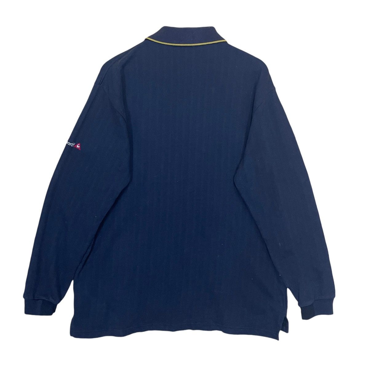 Japanese Brand Le Coq Sportif Small Logo Collar Longsleeve Shirts Size US L / EU 52-54 / 3 - 8 Thumbnail