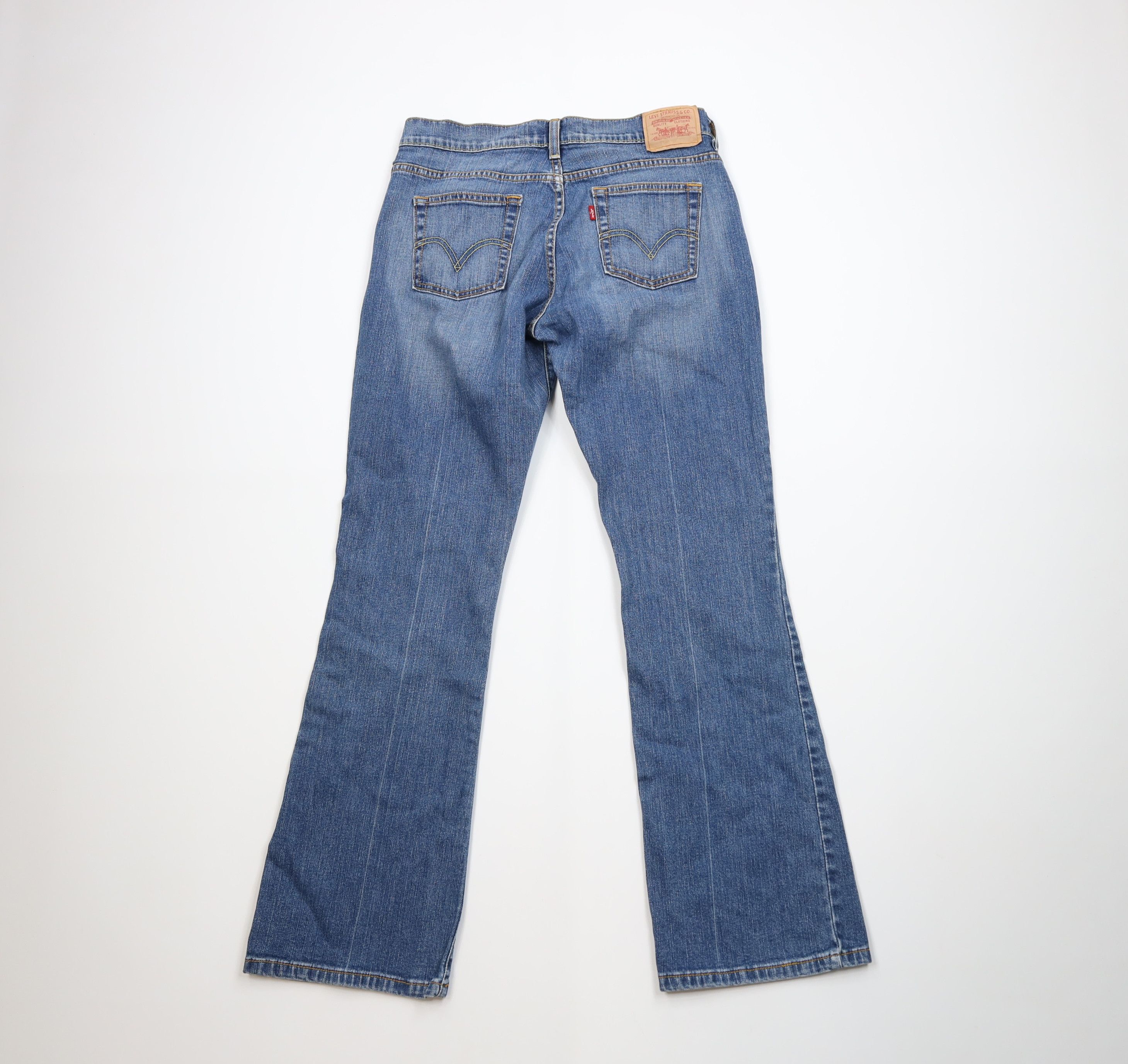 Levi's Vintage Y2K 2005 Levis 515 Flared Bootcut Wide Leg Jeans Size 28" / US 6 / IT 42 - 7 Thumbnail