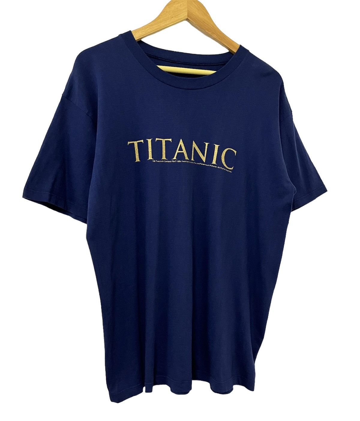 Vintage VINTAGE 90s TITANIC LEONARDO DICAPRIO ROMANTIC MOVIE TSHIRT Size US XL / EU 56 / 4 - 3 Thumbnail