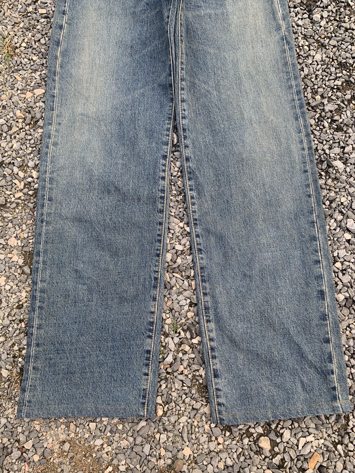 Kapital VINTAGE EDWIN 505X SELVEDGE BAGGY RUSTY DISTRESSED DENIM Size US 31 - 7 Thumbnail