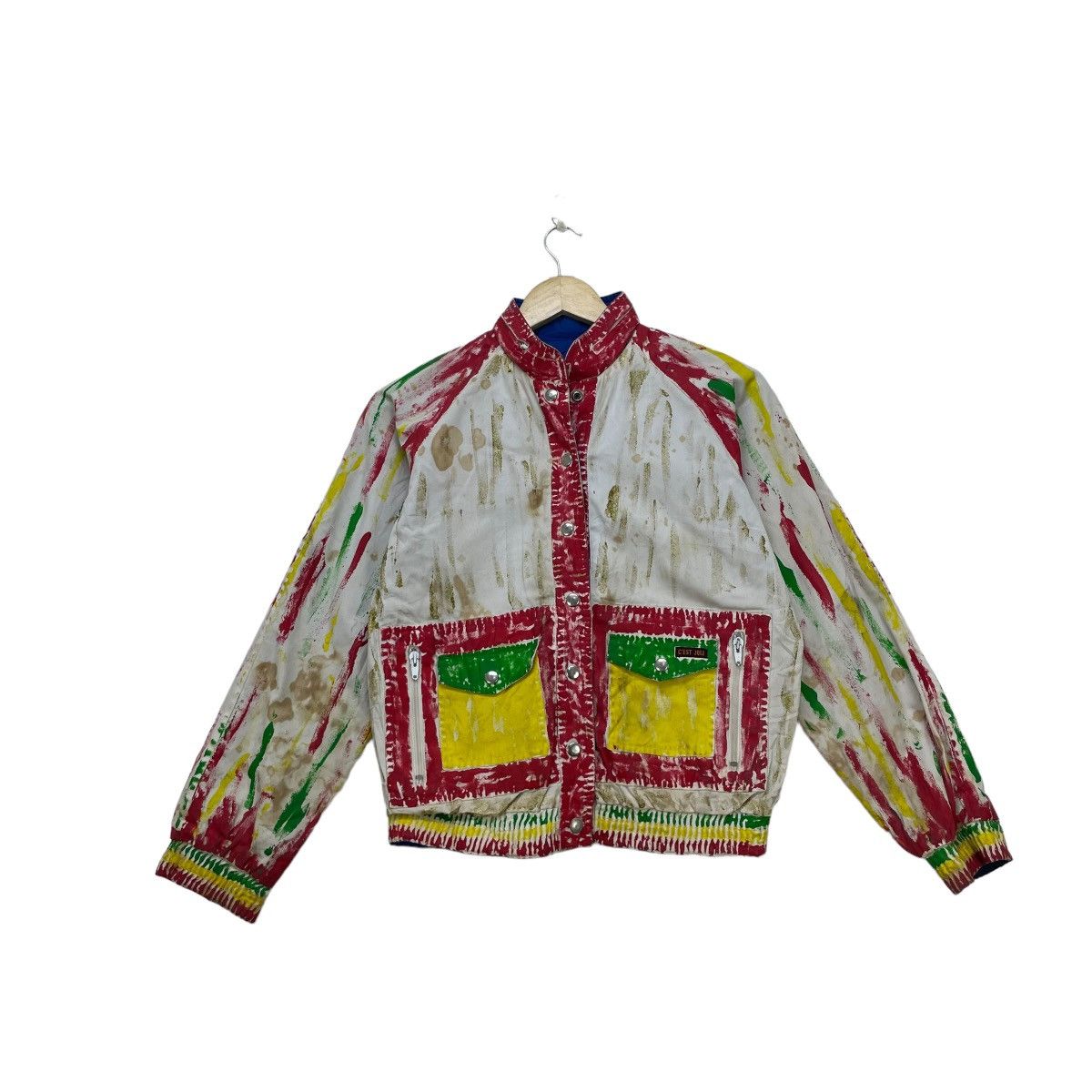Handmade Custom Made Garfield Rastafari Bob Marley Jacket Size M / US 6-8 / IT 42-44 - 2 Thumbnail
