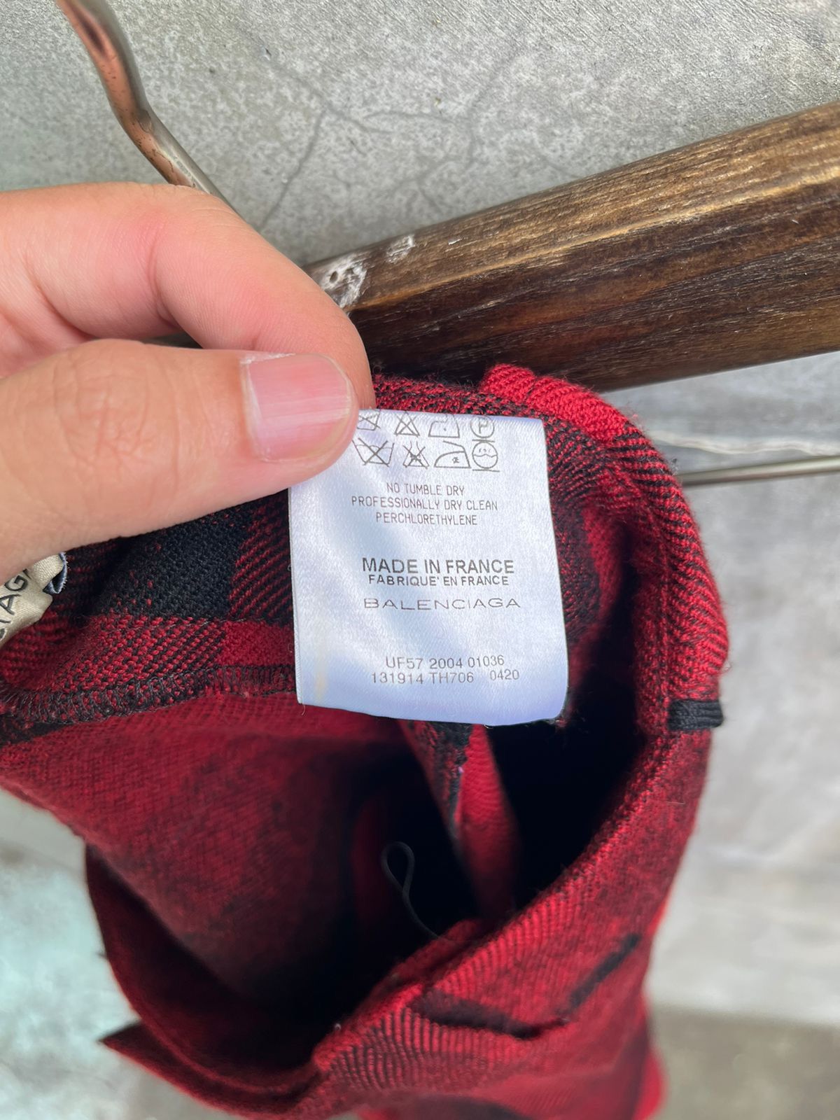 Balenciaga Plaid Wool Pants Size US 33 - 9 Thumbnail