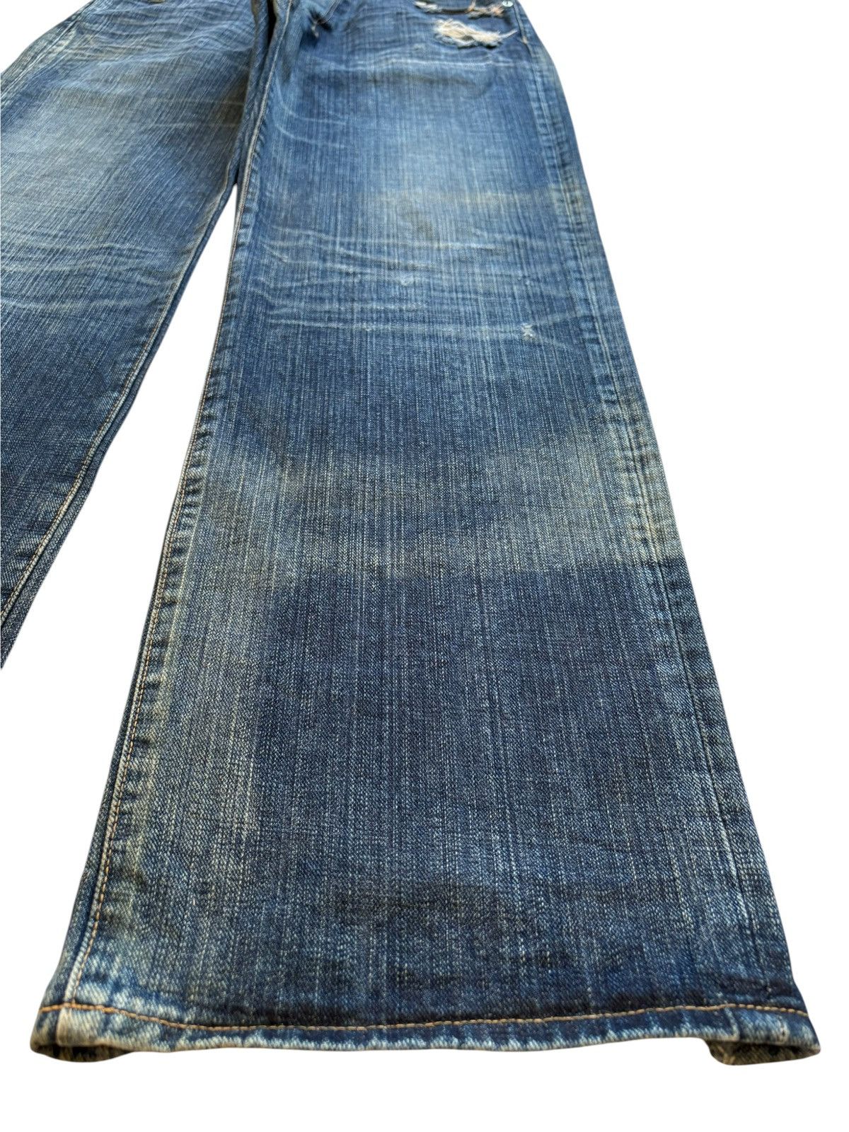 Japanese Brand Vintage Japanese Brand Mud Wash Distressed Baggy Jeans Size US 34 / EU 50 - 7 Thumbnail