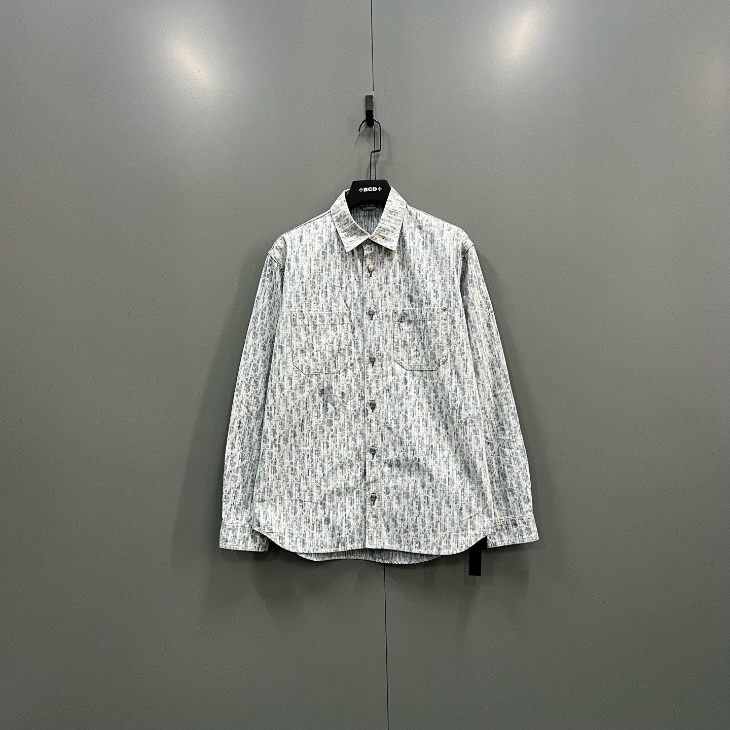 Dior Dior Essentials Distressed Washed Logo Shirt Size S / US 4 / IT 40 - 1 Thumbnail