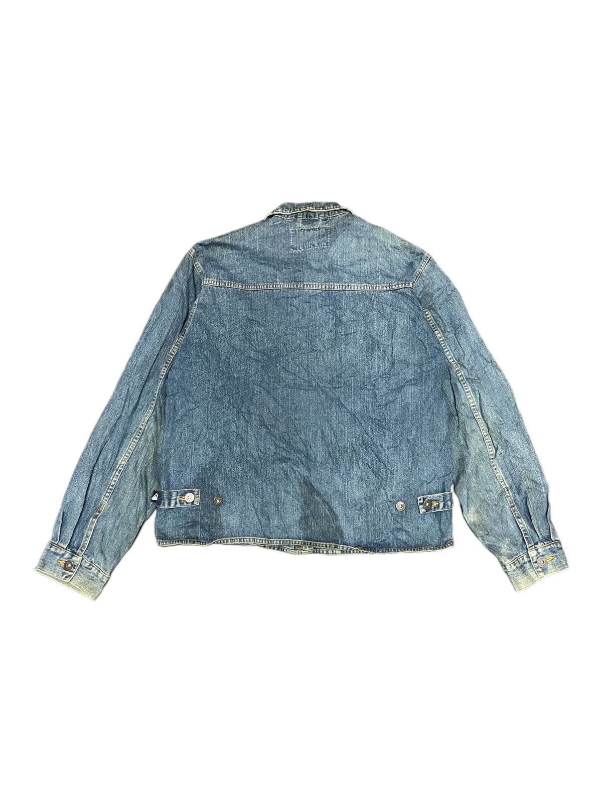 Vintage Vintage First Down Denim Jacket Size US L / EU 52-54 / 3 - 2 Thumbnail