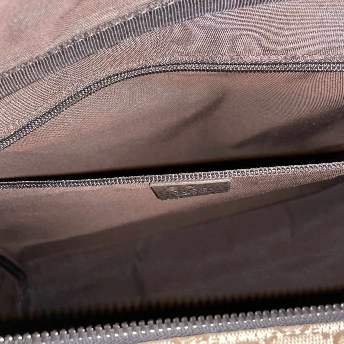 Gucci Gucci Boston GG Canvas Duffle Bag Beige/Ebony Size ONE SIZE - 17 Thumbnail