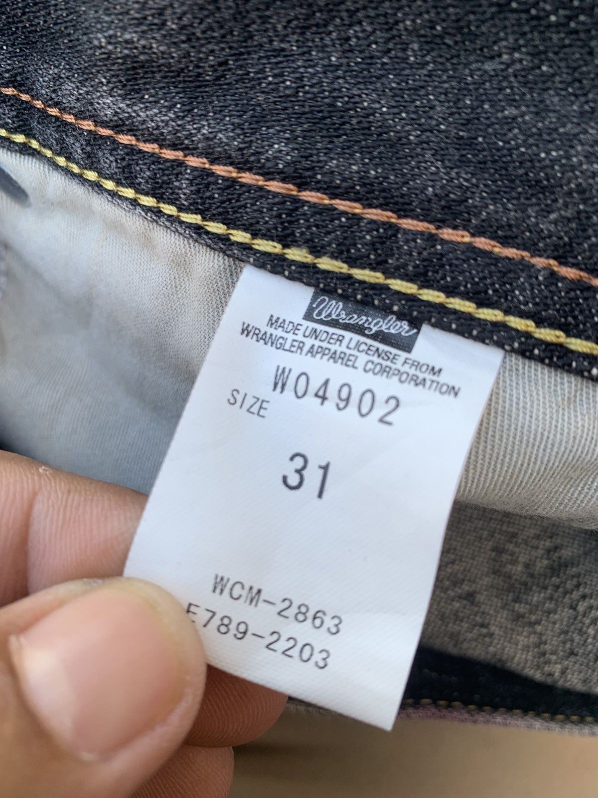 Wrangler Faded black wrangler nice design. Size US 31 - 8 Thumbnail