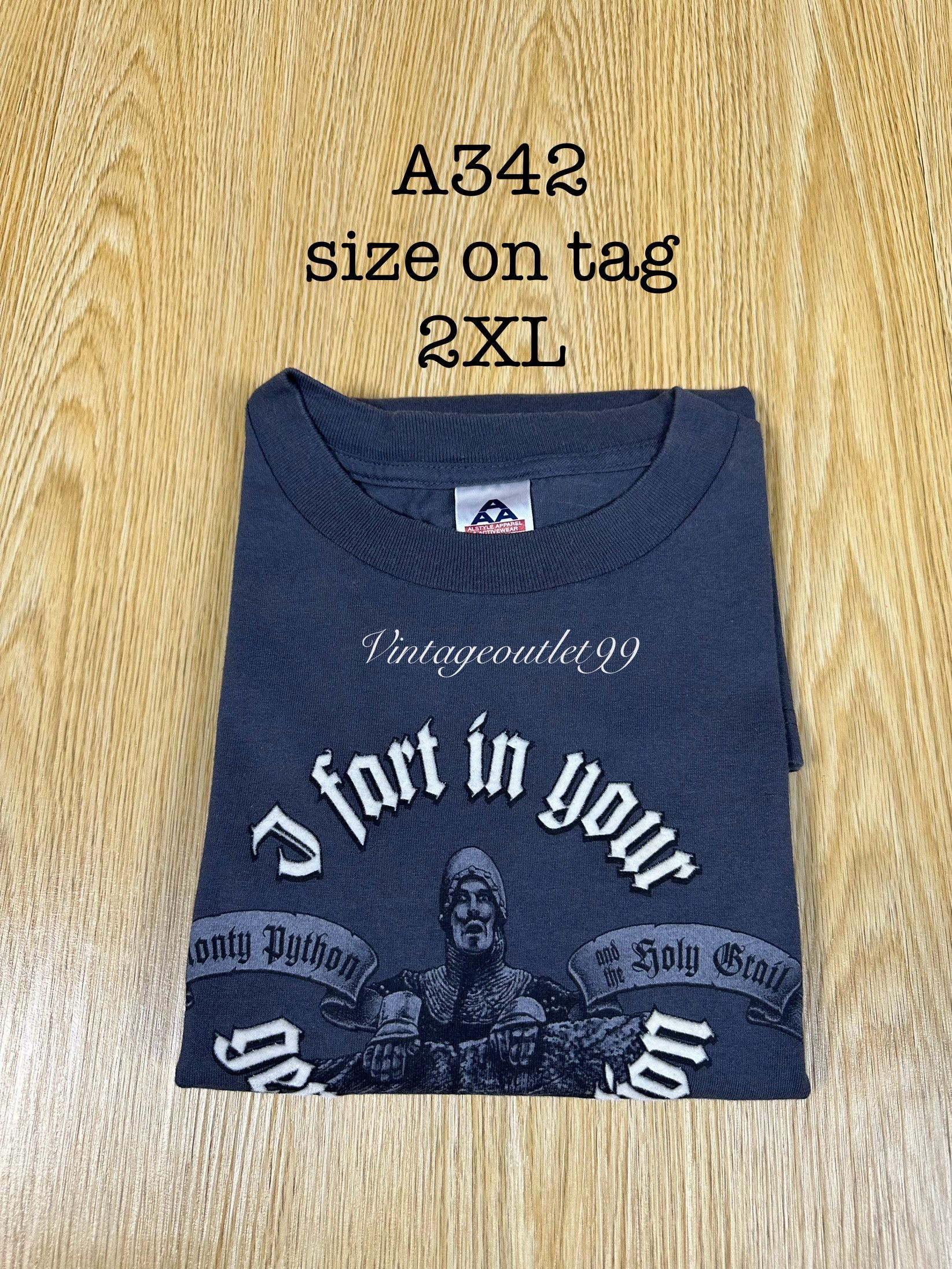 Vintage Vintage Movie "I Fart In Your General Direction" A342 Size US XL / EU 56 / 4 - 9 Thumbnail