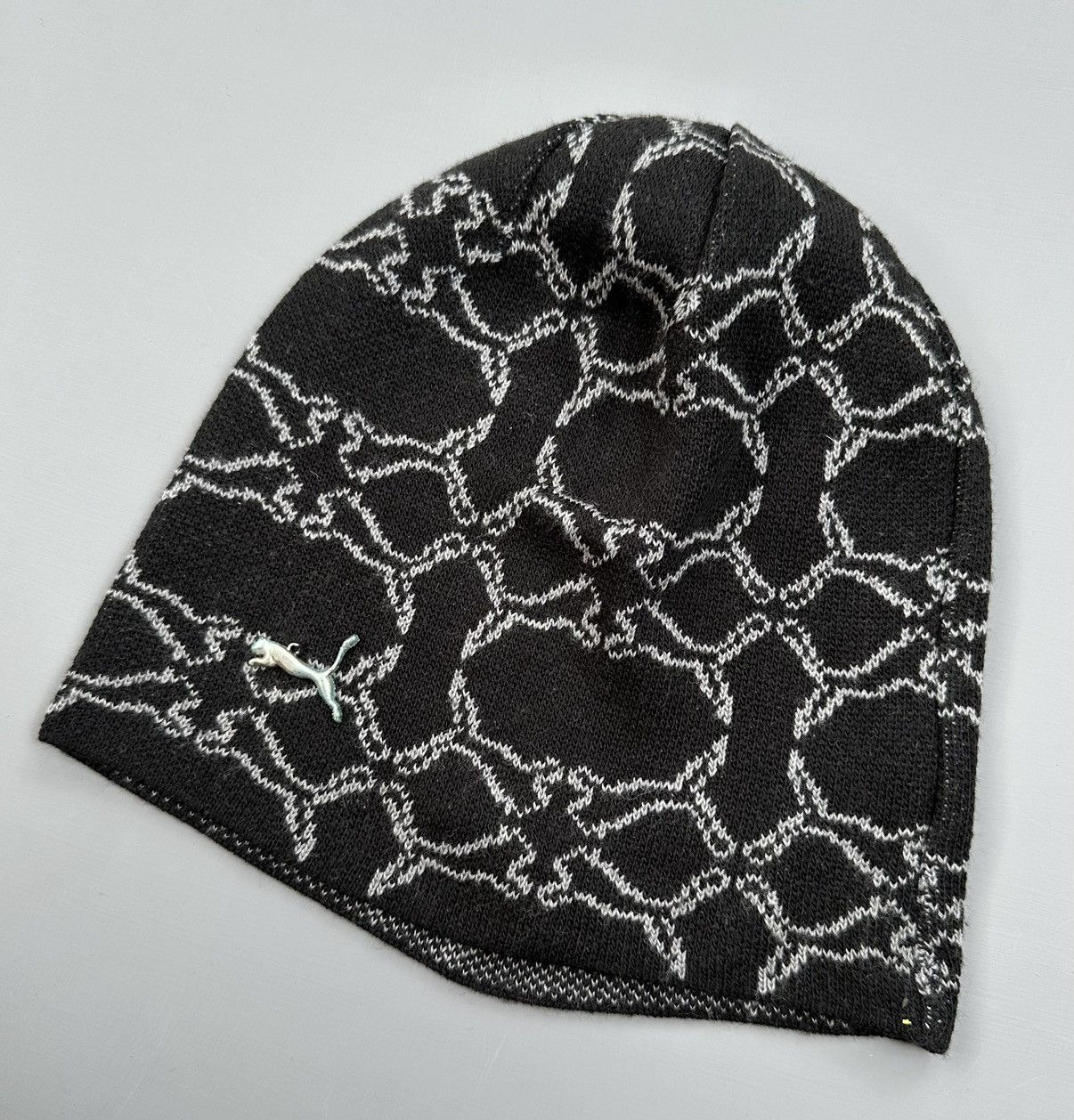 Puma Spiderweb Vintage Puma Beanie Size ONE SIZE - 3 Thumbnail