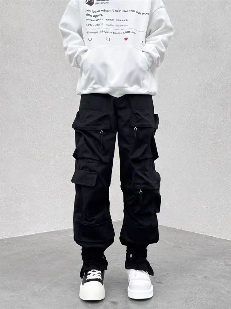 Japanese Brand × Vintage Multi pocket utility grunge baggy cargo pants Size US 34 / EU 50 - 3 Thumbnail