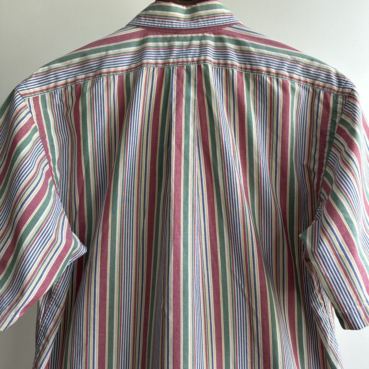 Polo Ralph Lauren × Vintage Vintage 90s Polo Ralph Lauren Striped Short Sleeve Shirt Size US M / EU 48-50 / 2 - 8 Thumbnail