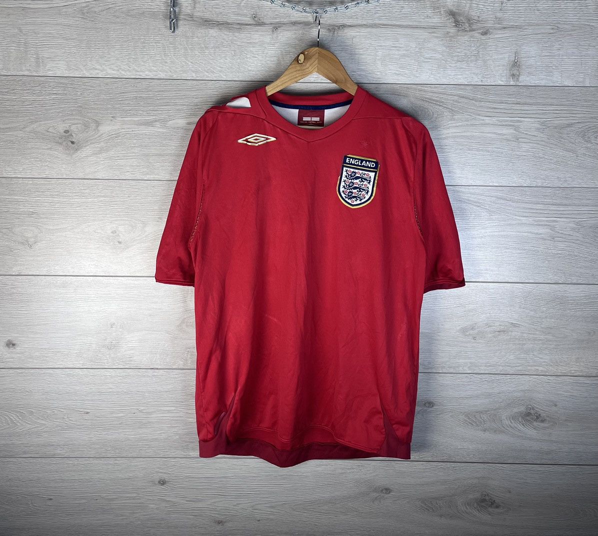 Umbro Vintage mens soccer jerseys Umbro England Size US XL / EU 56 / 4 - 1 Thumbnail